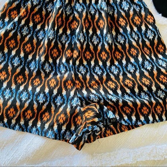 Vintage USA small shorts romper tribal design BOHO - Picture 3 of 5
